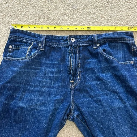 Adriano Goldschmied AG Jeans The Hero Mens Relaxed Fit Size 38x34 (38x30) USA - Picture 10 of 11